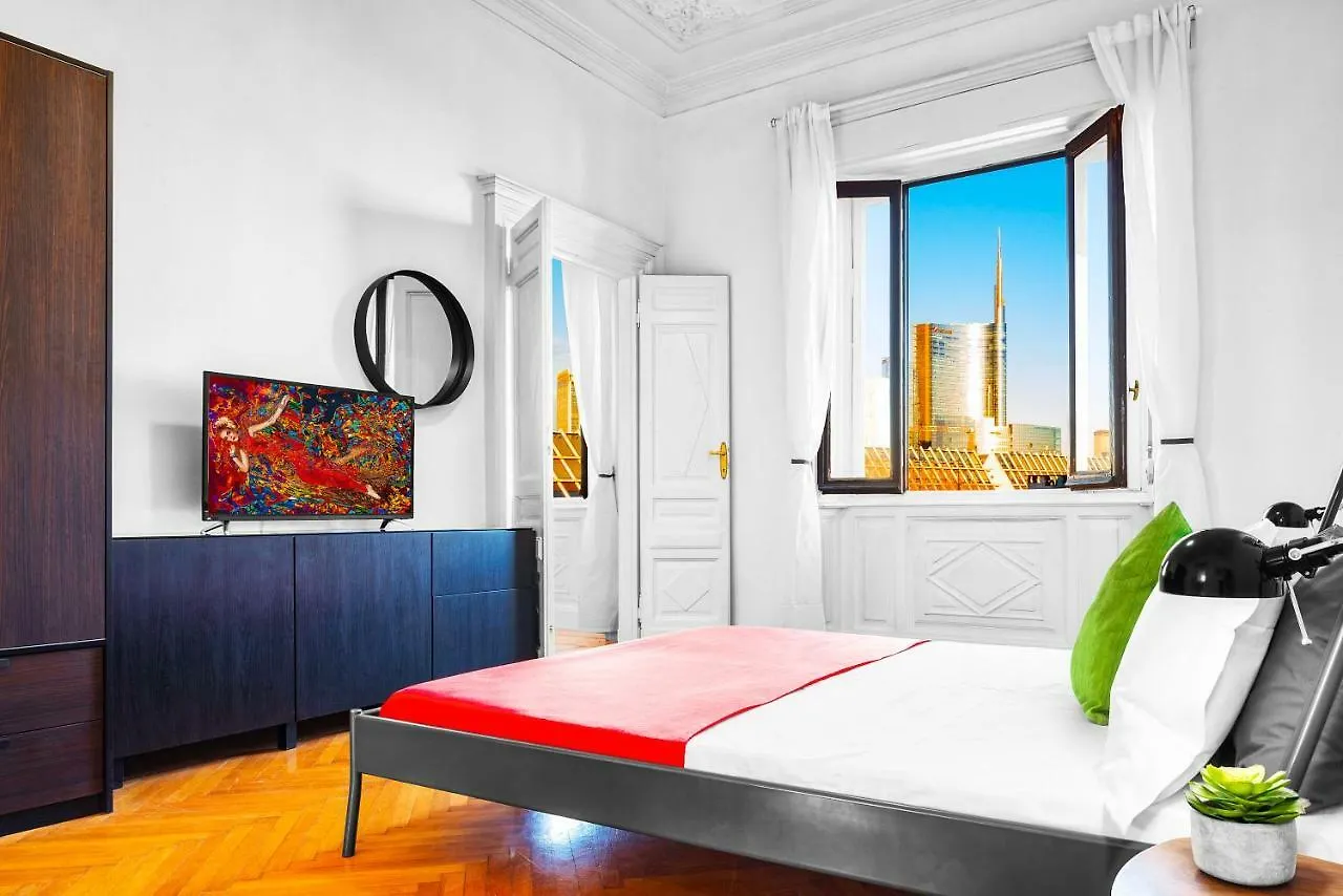 Lägenhet Hemeras Boutique Homes - 4 Design Homes In Milan Center